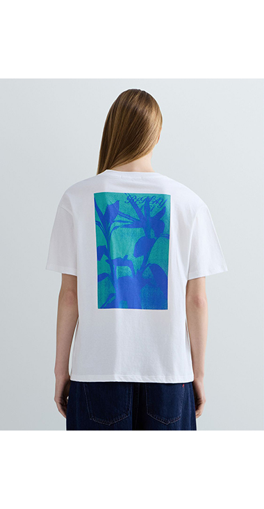 フラワープリントTシャツ 詳細画像